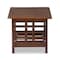 Baxton Studio Larissa Cherry Finished Brown Wood Living Room Occasional Coffee Table 125-6893 - alternate 3